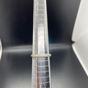 Sold —-10k gold diamond pave band